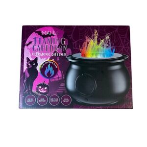 Mahli Flaming Cauldron Ultrasonic Diffuser Color Changing Flame Aroma Therapy